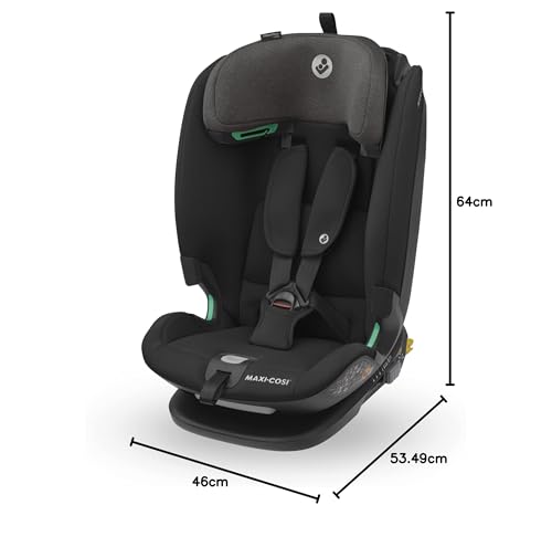 Maxi-Cosi Titan Plus i-Size Kindersitz, 76–150 cm, 15 Mon.–12 Jahre, G-CELL, 4 Liegepositionen, weich gepolstert
