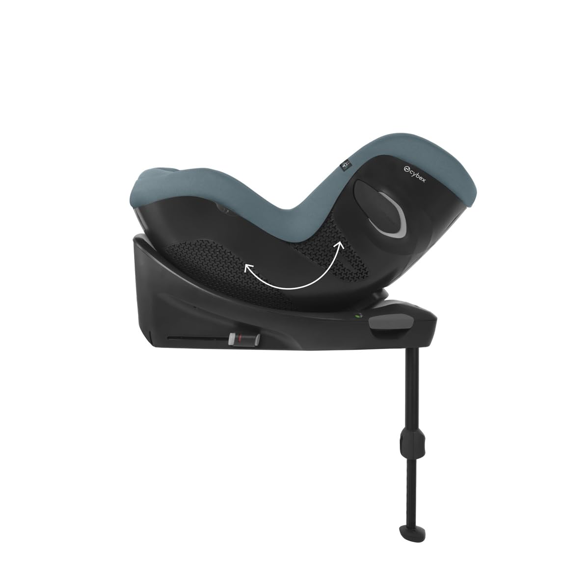 CYBEX Gold Sirona Gi i-Size Plus mit Base, 3 Mon.–4 Jahre, 61–105 cm (ab 40 cm mit Einlage), Drehbar, Stormy Blue