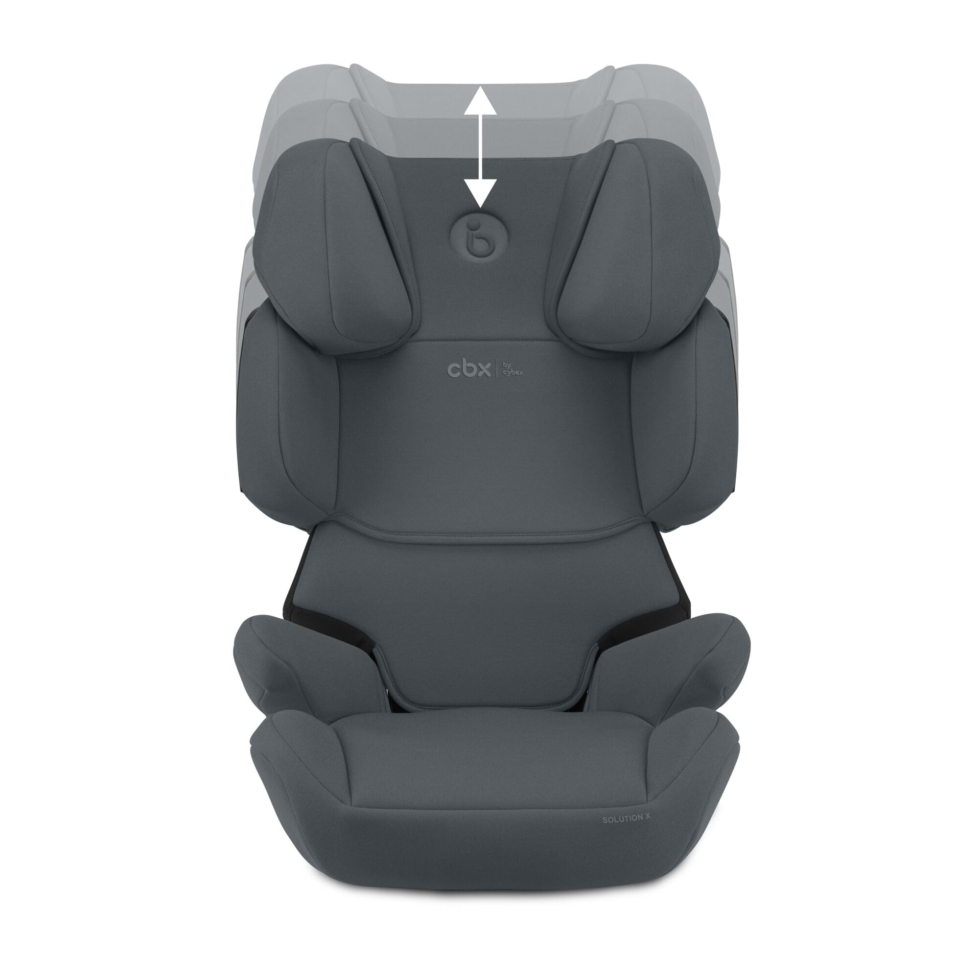 CBX by CYBEX Solution X i-Fix Kindersitz, 100–150 cm, 3–12 Jahre, 15–50 kg, mit & ohne ISOFIX, Grau