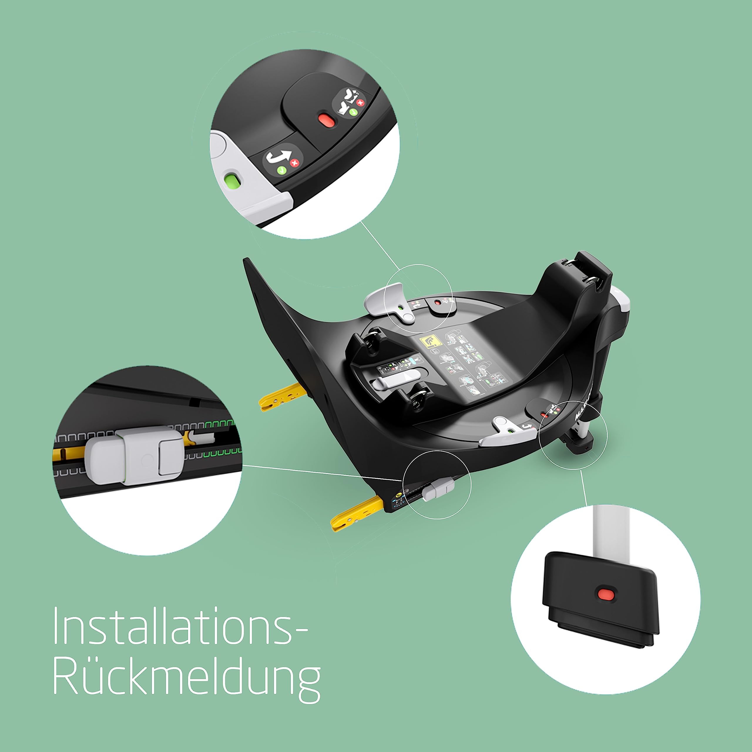 Maxi-Cosi FamilyFix 360 i-Size Basisstation, ISOFIX, 0–4 Jahre, 40–105 cm, FlexiSpin Drehung, TravelSafe Control