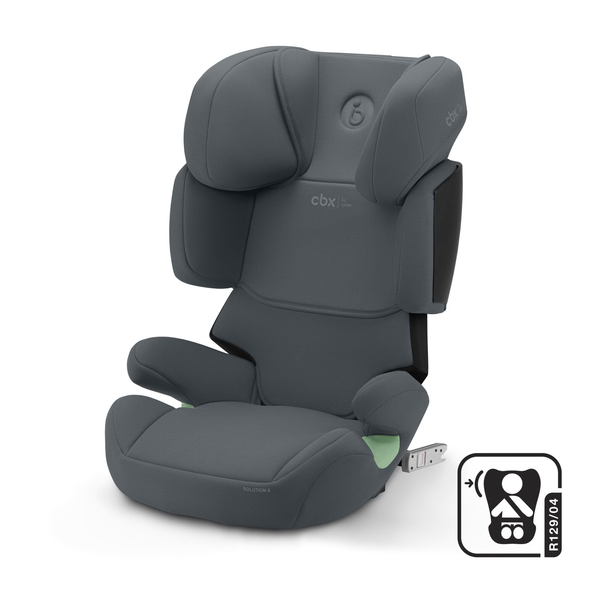 CBX by CYBEX Solution X i-Fix Kindersitz, 100–150 cm, 3–12 Jahre, 15–50 kg, mit & ohne ISOFIX, Grau