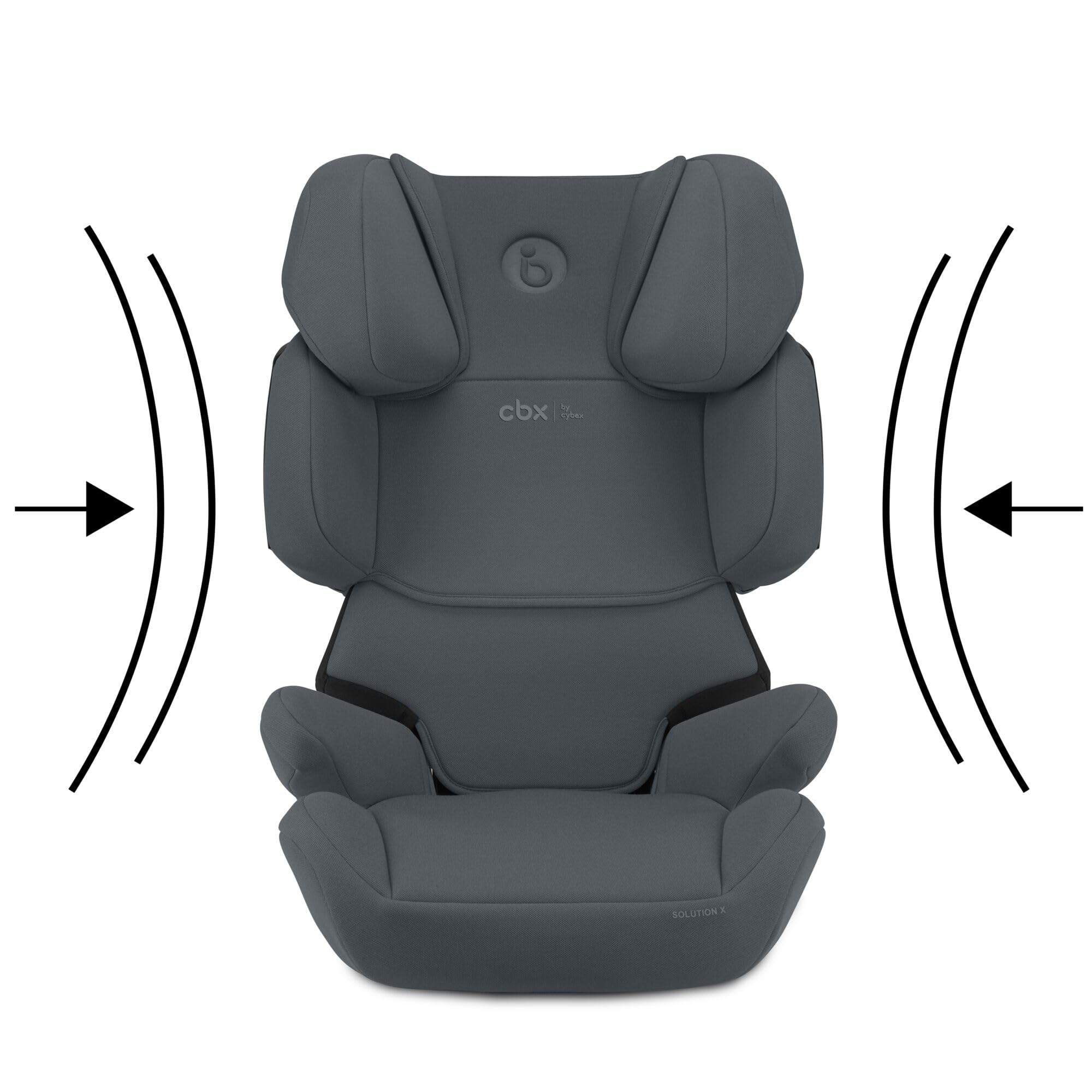 CBX by CYBEX Solution X i-Fix Kindersitz, 100–150 cm, 3–12 Jahre, 15–50 kg, mit & ohne ISOFIX, Grau